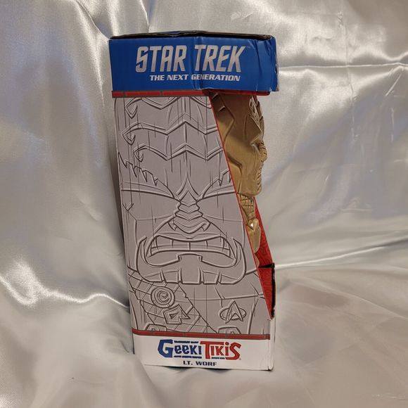 Geeki Tiki BeeLine Star Trek The Next Generation Lt. Worf Ceramic Tiki Mug New - Picture 2 of 7